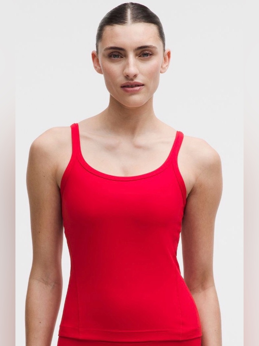 Lululemon Align Scoop Waist-Length Tank Oxford Red 8